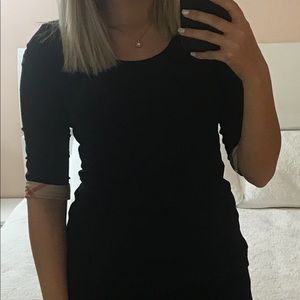 Burberry 3/4 sleeve blouse